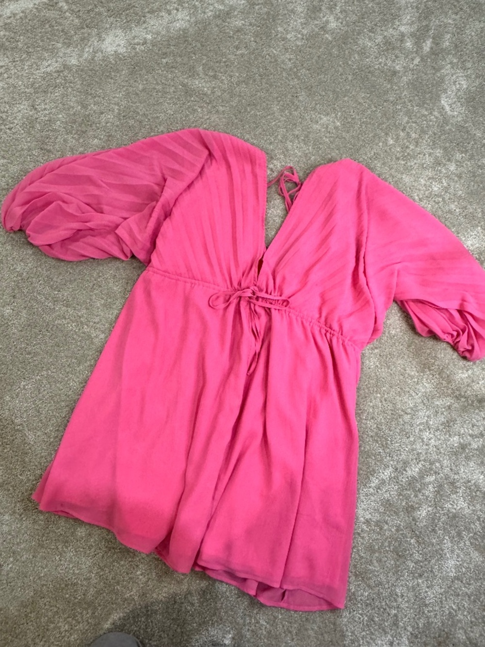 pink boutique mini dress